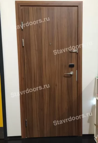 Гостиничная деревянная дверь в деревянной коробке с покрытием HPL/CPL