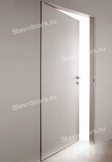 Невидимые двери  со скрытой коробкой внутреннего открывания